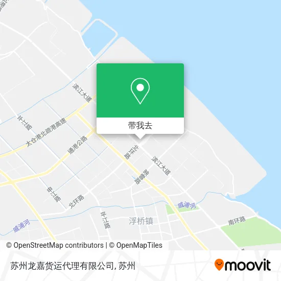 苏州龙嘉货运代理有限公司地图
