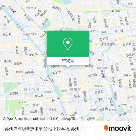 苏州农业职业技术学院-地下停车场地图