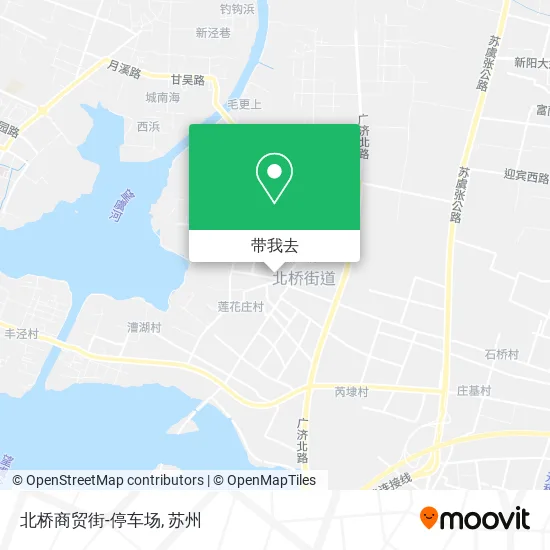 北桥商贸街-停车场地图