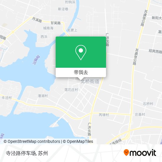 寺泾路停车场地图