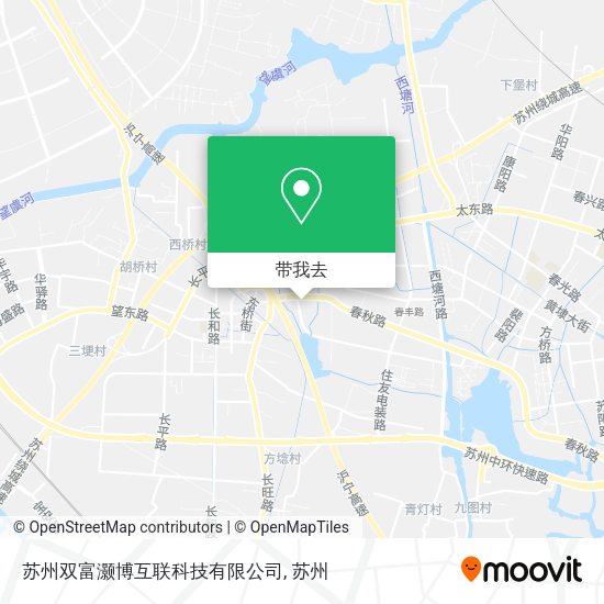 苏州双富灏博互联科技有限公司地图