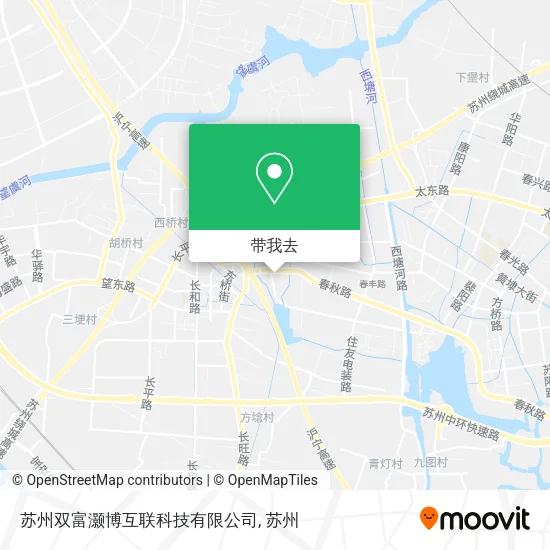 苏州双富灏博互联科技有限公司地图
