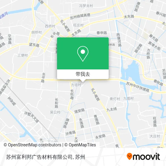 苏州富利邦广告材料有限公司地图
