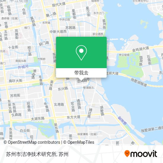 苏州市洁净技术研究所地图