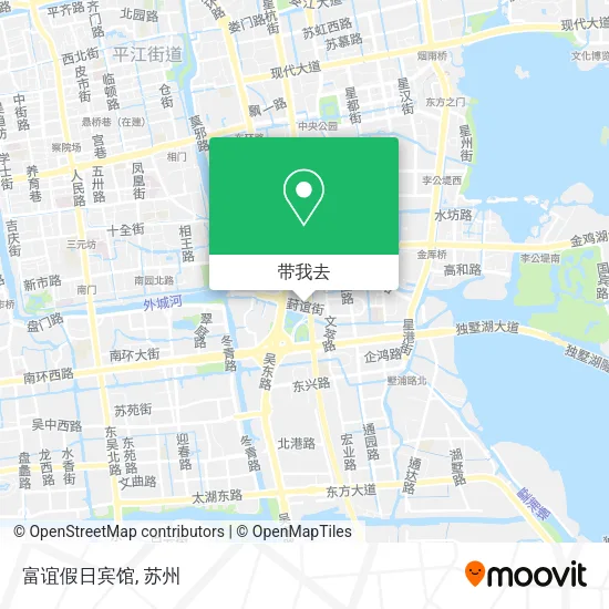 富谊假日宾馆地图