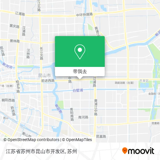 江苏省苏州市昆山市开发区地图