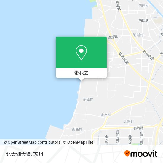 北太湖大道地图