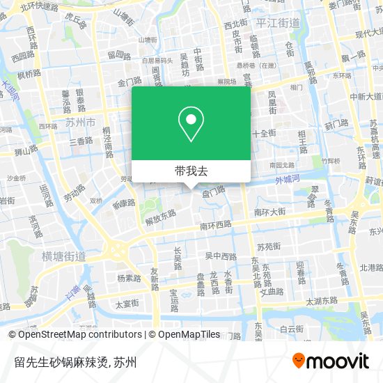 留先生砂锅麻辣烫地图