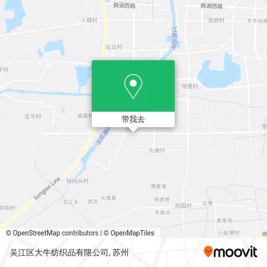 吴江区大牛纺织品有限公司地图