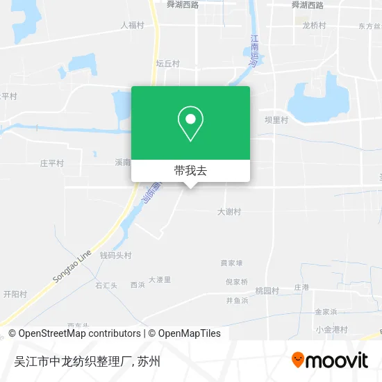 吴江市中龙纺织整理厂地图