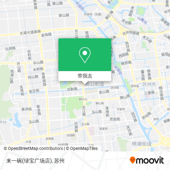 来一碗(绿宝广场店)地图