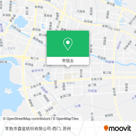 常熟市森蓝纺织有限公司-西门地图