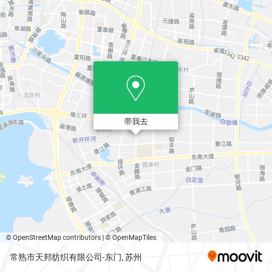 常熟市天邦纺织有限公司-东门地图