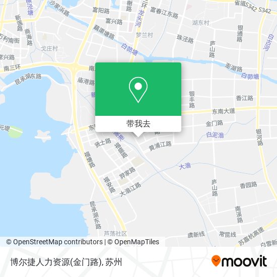 博尔捷人力资源(金门路)地图