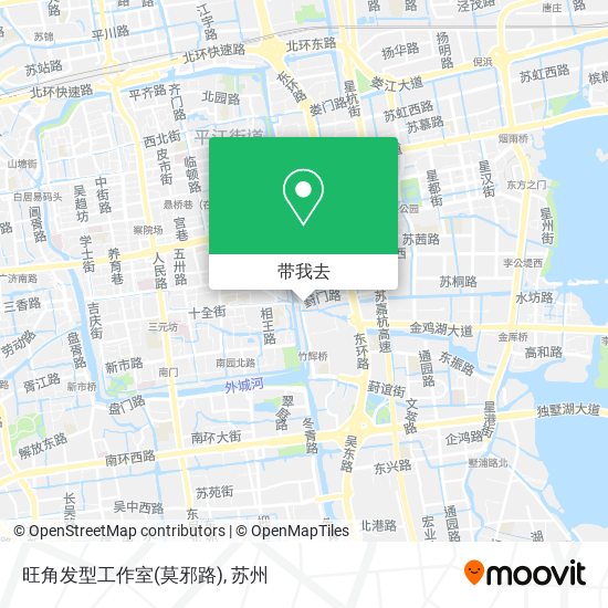旺角发型工作室(莫邪路)地图