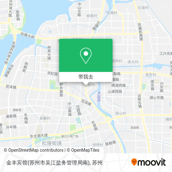 金丰宾馆(苏州市吴江盐务管理局南)地图
