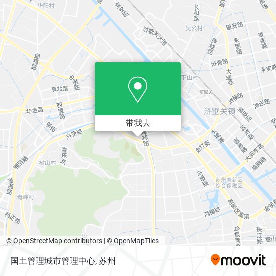 国土管理城市管理中心地图