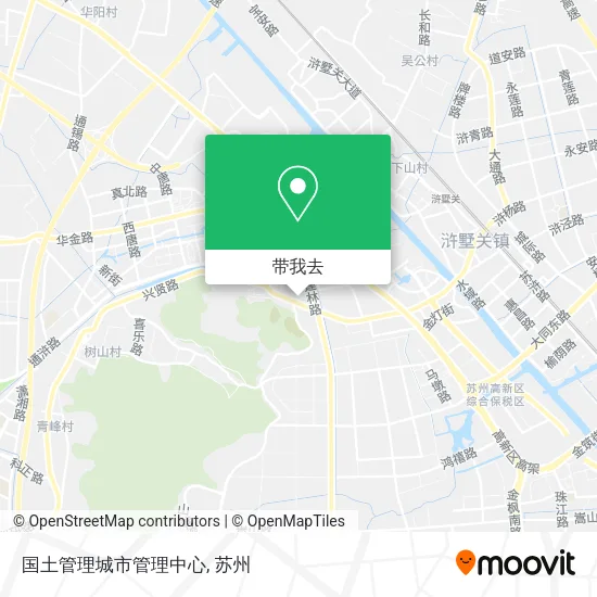 国土管理城市管理中心地图
