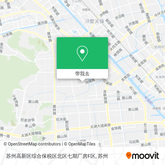 苏州高新区综合保税区北区七期厂房F区地图