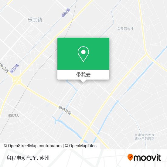 启程电动气车地图