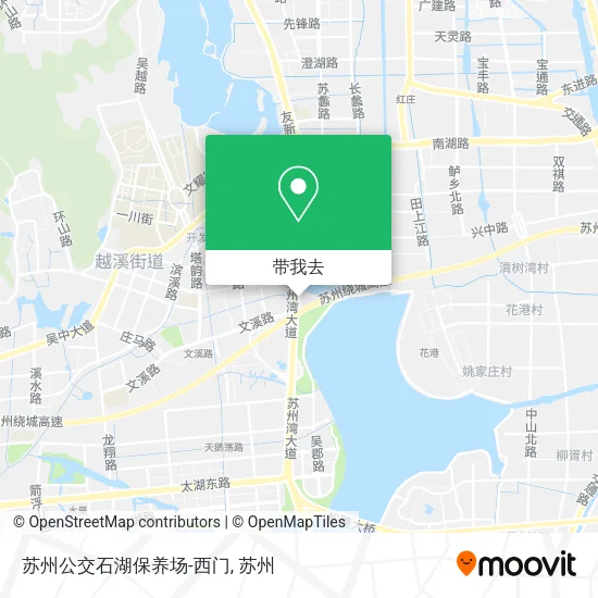 苏州公交石湖保养场-西门地图