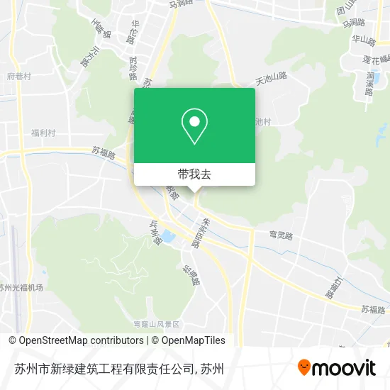 苏州市新绿建筑工程有限责任公司地图