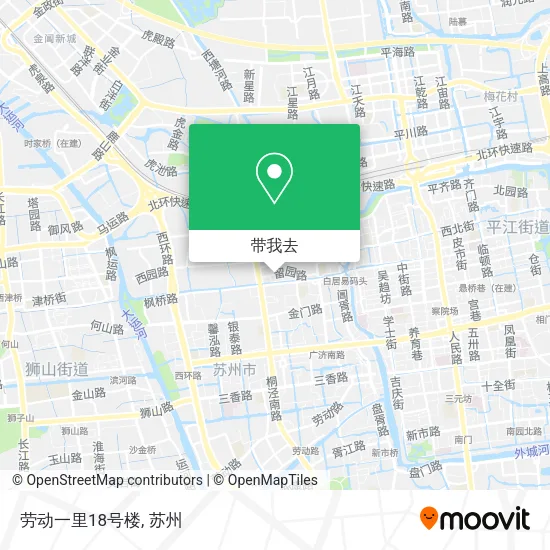 劳动一里18号楼地图