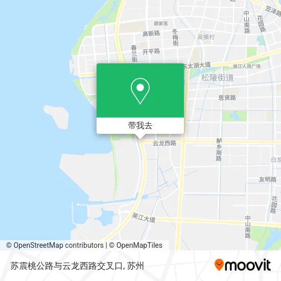 苏震桃公路与云龙西路交叉口地图