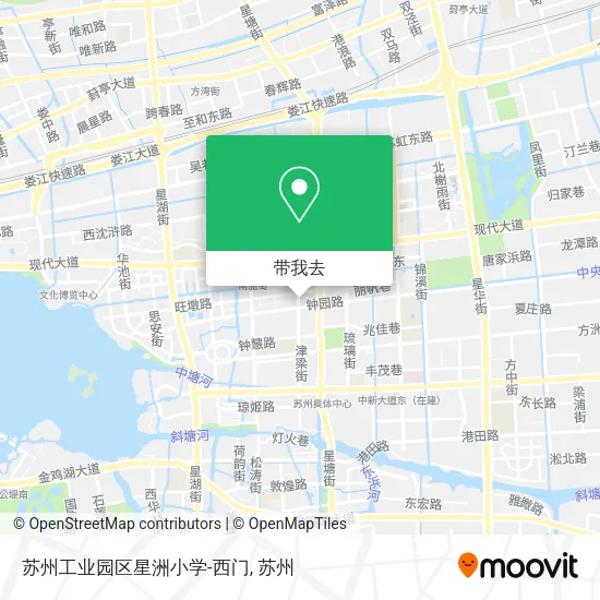苏州工业园区星洲小学-西门地图