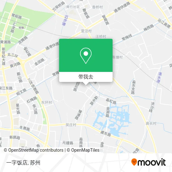 一字饭店地图