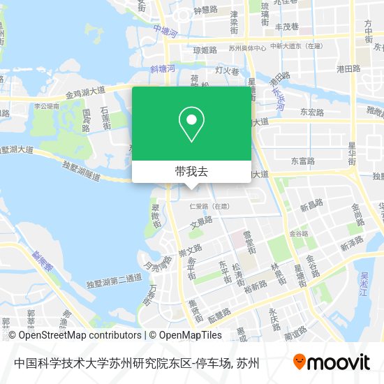 中国科学技术大学苏州研究院东区-停车场地图