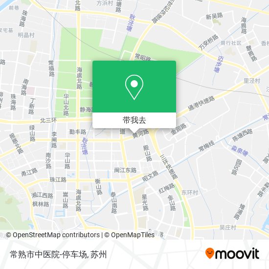 常熟市中医院-停车场地图