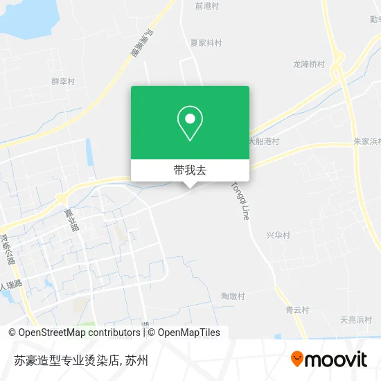 苏豪造型专业烫染店地图