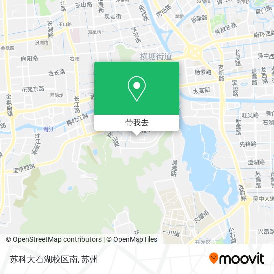 苏科大石湖校区南地图