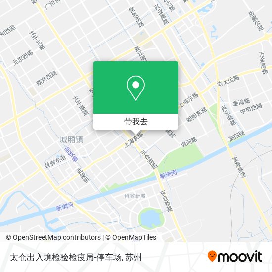 太仓出入境检验检疫局-停车场地图