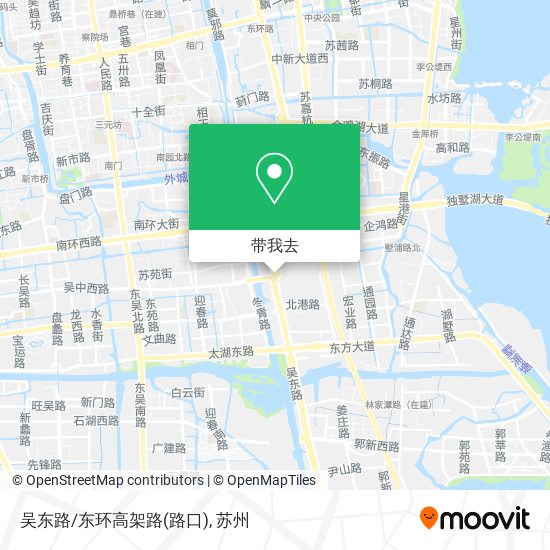 吴东路/东环高架路(路口)地图