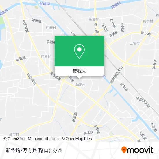 新华路/万方路(路口)地图