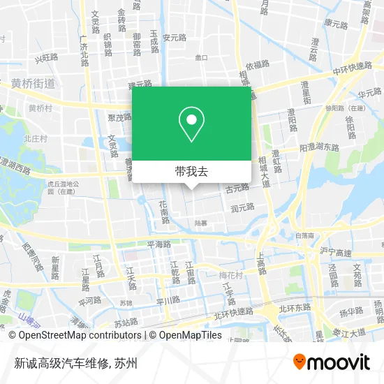 新诚高级汽车维修地图