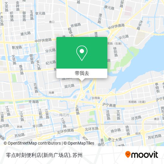 零点时刻便利店(新尚广场店)地图