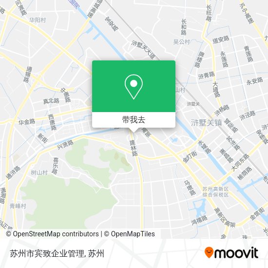 苏州市宾致企业管理地图