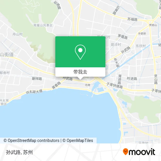 孙武路地图
