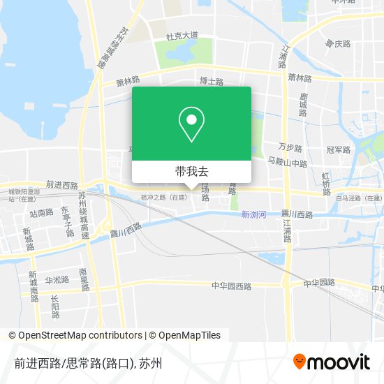 前进西路/思常路(路口)地图