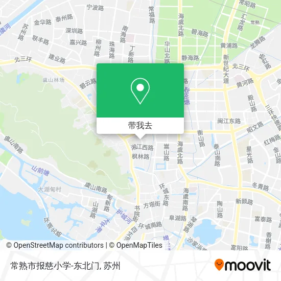 常熟市报慈小学-东北门地图