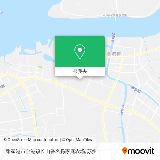 张家港市金港镇长山香名扬家庭农场地图