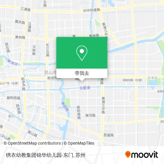 绣衣幼教集团锦华幼儿园-东门地图