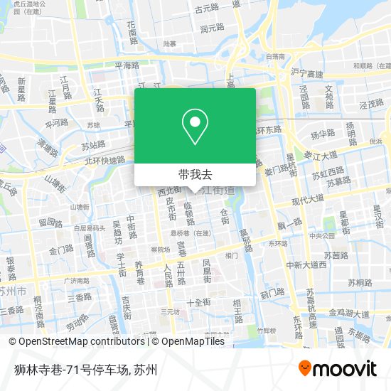 狮林寺巷-71号停车场地图