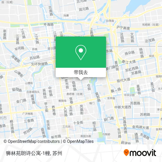 狮林苑朗诗公寓-1幢地图