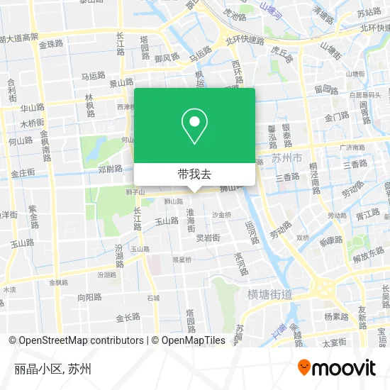 丽晶小区地图