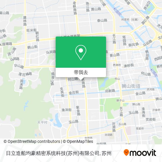 日立造船均豪精密系统科技(苏州)有限公司地图