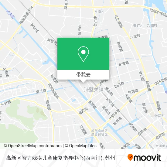 高新区智力残疾儿童康复指导中心(西南门)地图